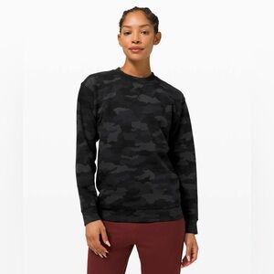 Lululemon All Yours Crew *Fleece - Heritage 365 Camo Deep Coal Multi